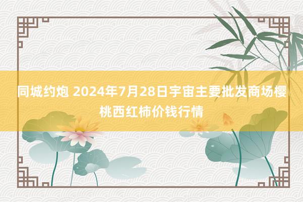 同城约炮 2024年7月28日宇宙主要批发商场樱桃西红柿价钱行情