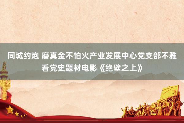 同城约炮 磨真金不怕火产业发展中心党支部不雅看党史题材电影《绝壁之上》